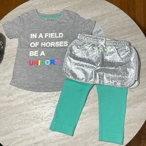 NWT Cat & Jack Toddler Girl Set *4T